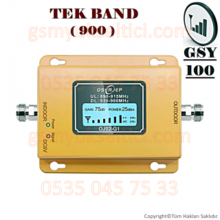 Gsm Yükseltici GSY 100 Tekband(900)