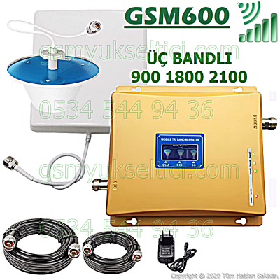Gsm Repeater Üç Bandlı Gsm Yükseltici