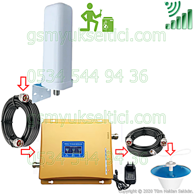 Gsm Repeater Üç Bandlı Gsm Yükseltici