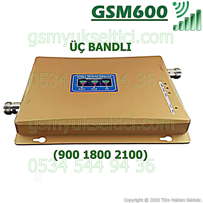 Gsm Repeater Üç Bandlı Gsm Yükseltici