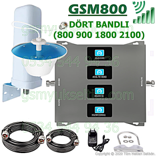Gsm Repeater Dört Bandlı Gsm Yükseltici